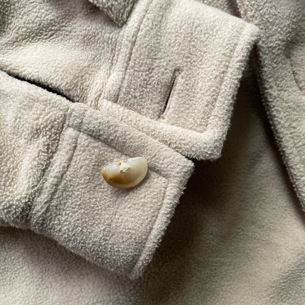 Large Beige Polyester Jacket - Picture 2 of 2